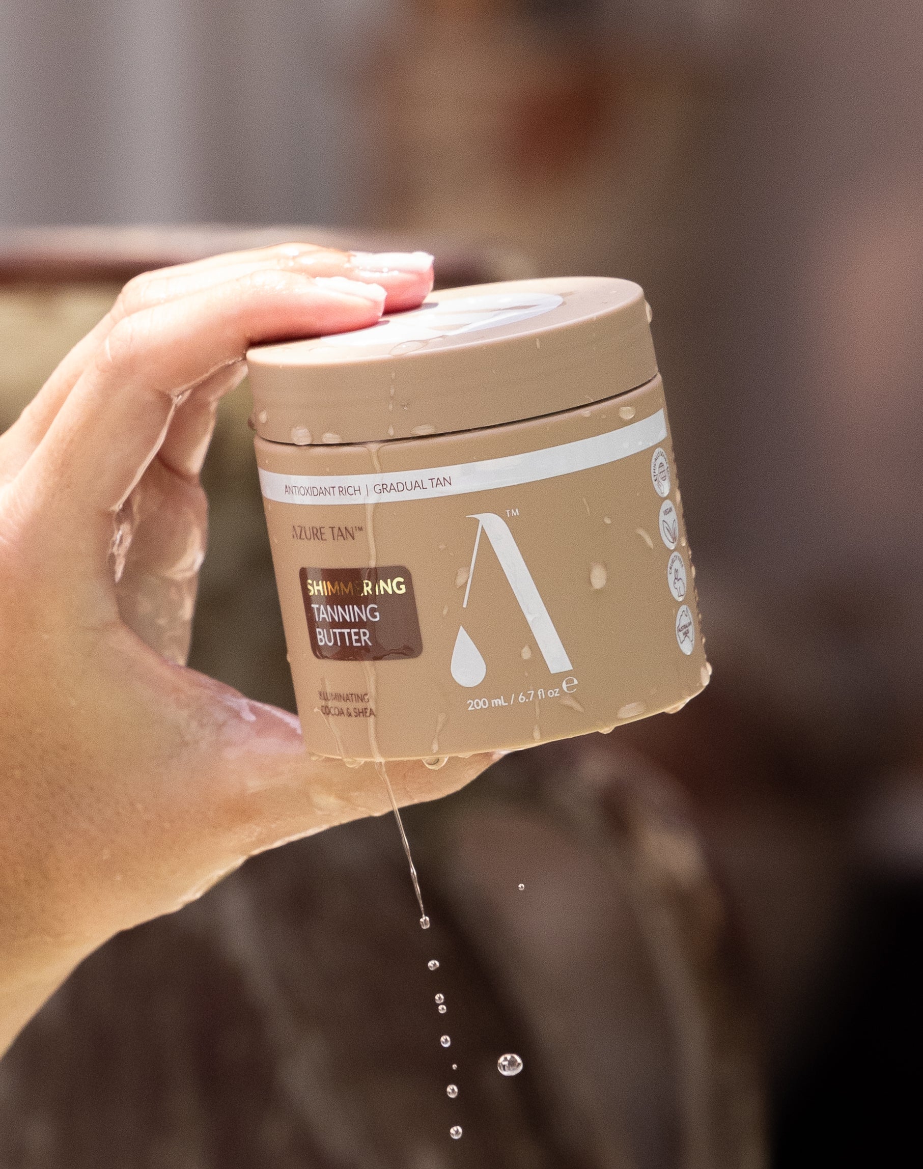 Azure Shimmering Tanning Butter